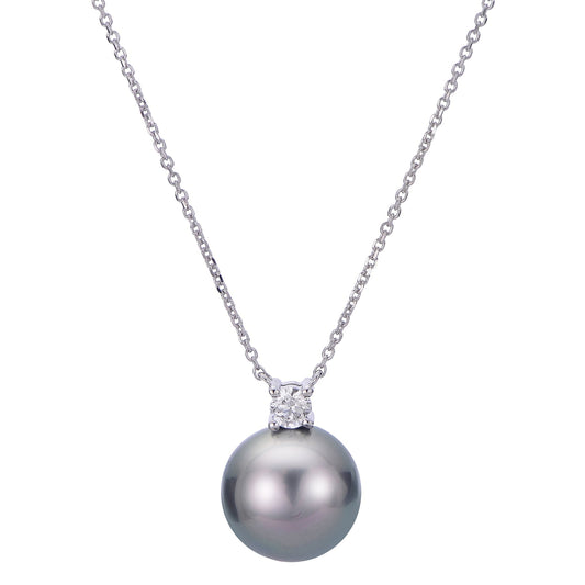 Parkplace Pearls 14KT White Gold Tahitian Pearl Necklace 968728/BWH