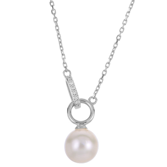Parkplace Pearls 14KT White Gold Akoya Pearl Necklace 968732/AWH