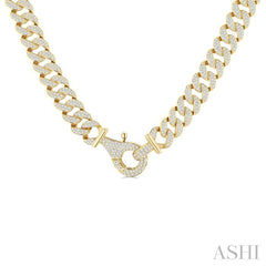 ASHI Cuban Diamond Fashion Necklace 968Z8PPFGNKYG