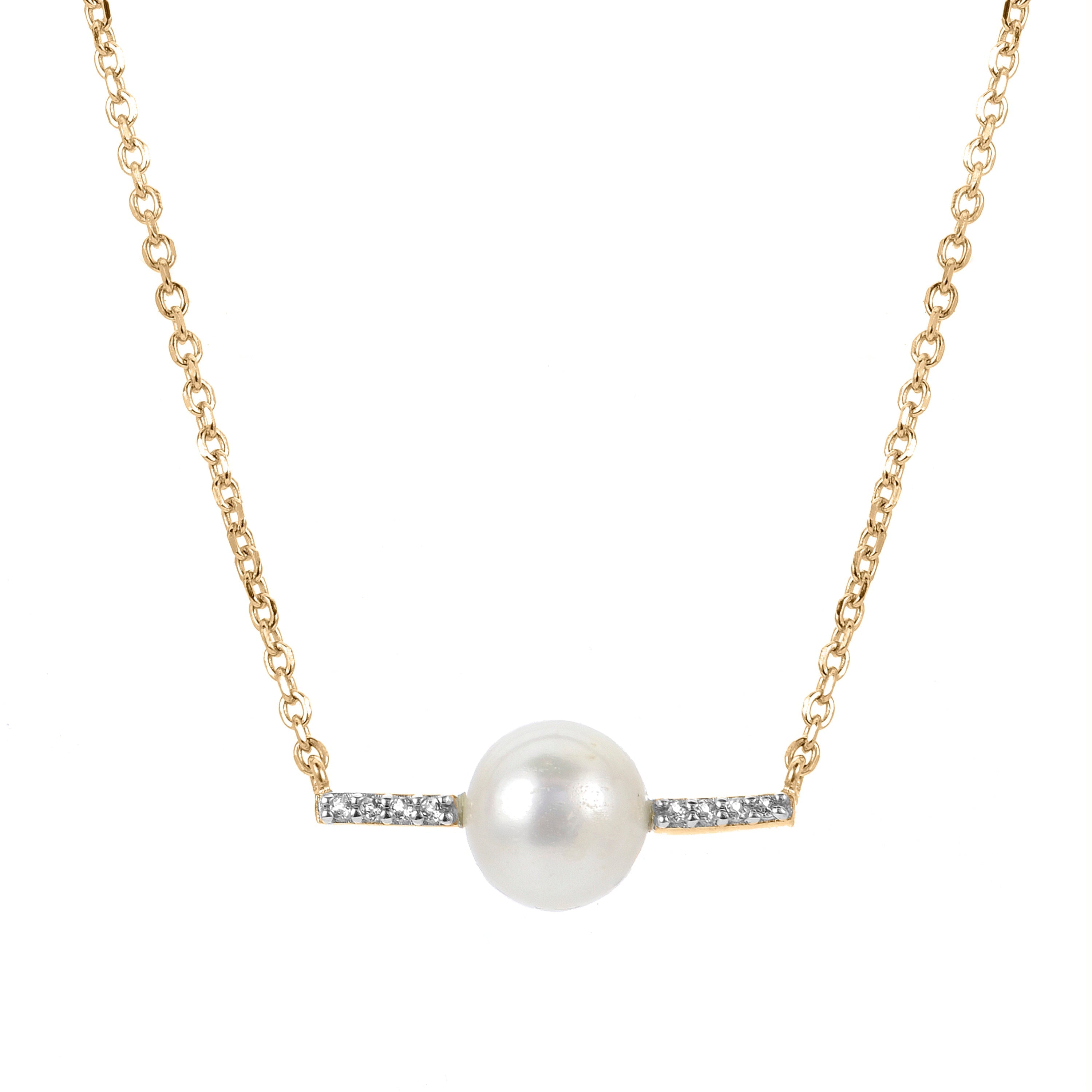 Parkplace Pearls 14KT Yellow Gold Freshwater Pearl Necklace 969469/FWAA