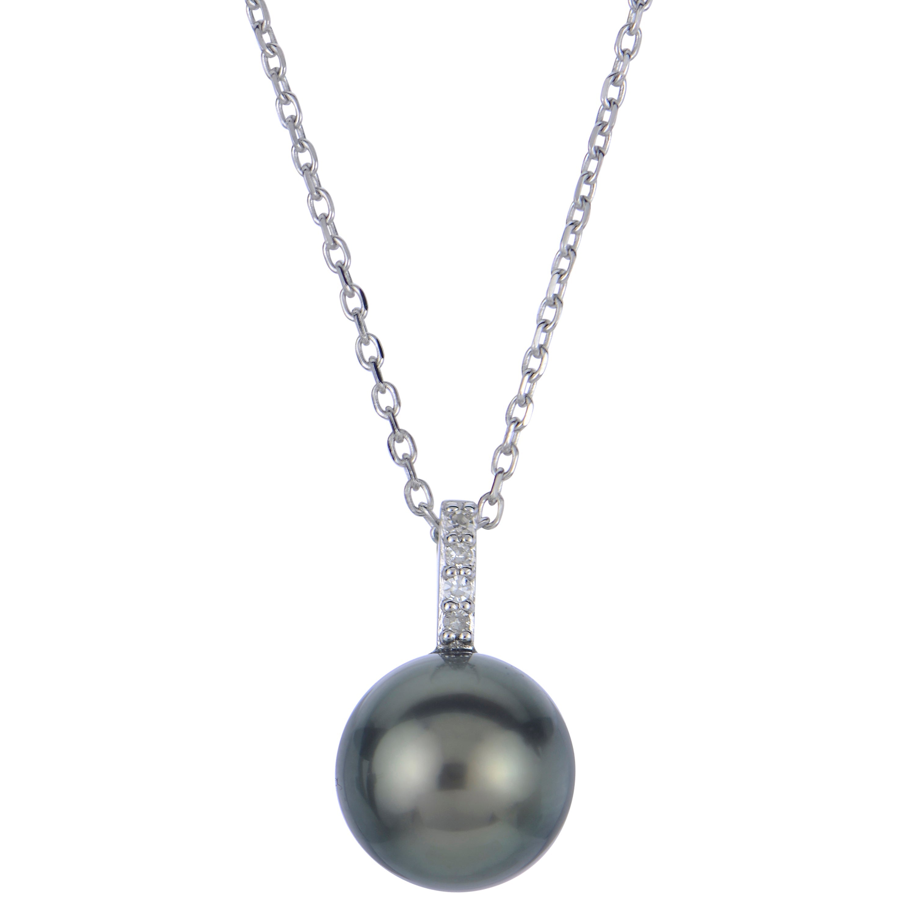Parkplace Pearls 14KT White Gold Tahitian Pearl Necklace 969749/BWH