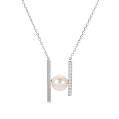 Parkplace Pearls 14KT White Gold Freshwater Pearl Necklace 969868/FWWH
