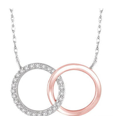 Parkplace Jewelers Double Circle Diamond Fashion Pendant 96408PPFSPDWP
