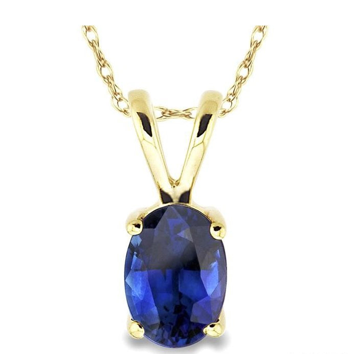 Parkplace Jewelers Oval Shape Gemstone Solitaire Pendant 57129PPF@PDSP