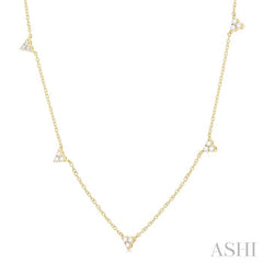 ASHI Diamond Station Necklace 970SHPPFGNKYG