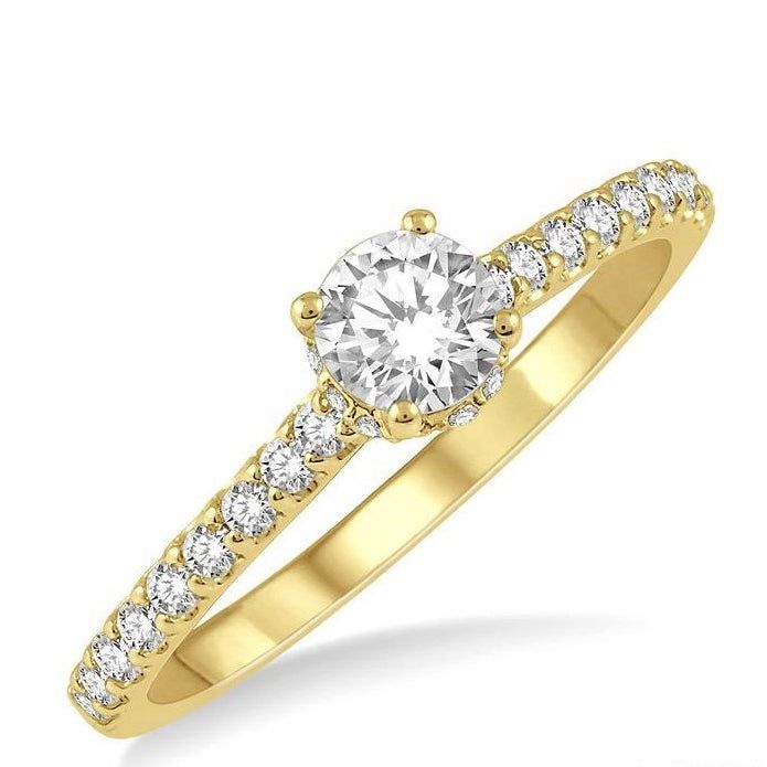 Parkplace Jewelers Round Shape Semi-Mount Diamond Engagement Ring 259J6PPFHYG-SM