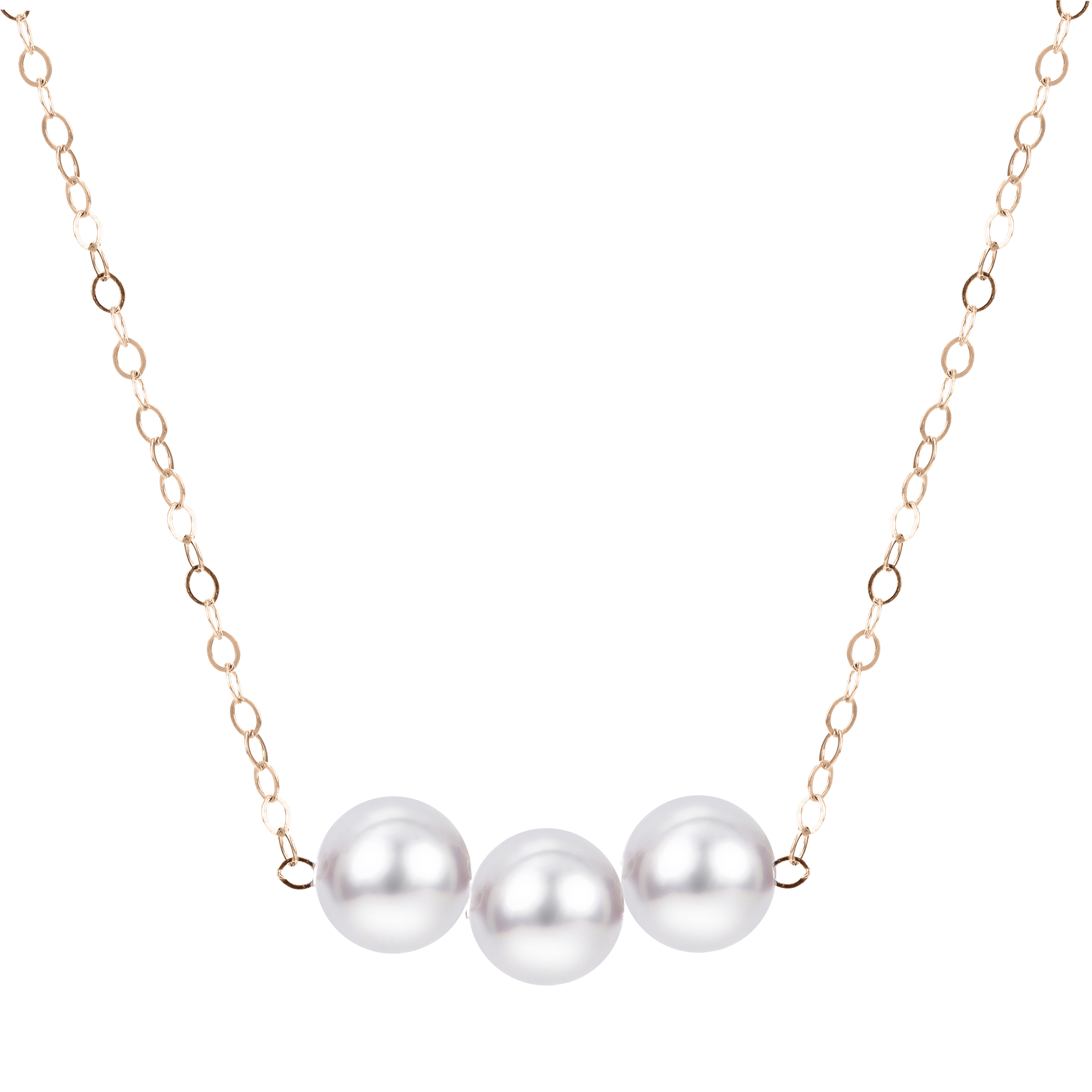 Parkplace Pearls 14KT Yellow Gold Akoya Pearl Necklace 974004