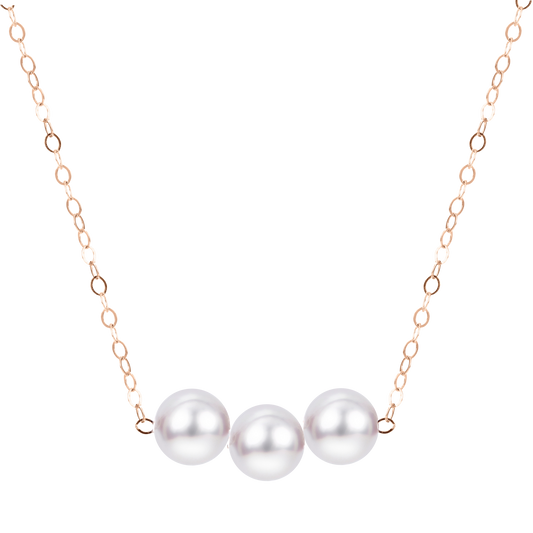 Parkplace Pearls 14KT Yellow Gold Akoya Pearl Necklace 974004