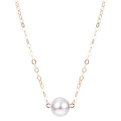 Parkplace Pearls 14KT Yellow Gold Akoya Pearl Necklace 974332