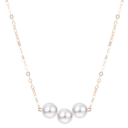Parkplace Pearls 14KT Yellow Gold Akoya Pearl Necklace 974334