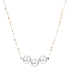 Parkplace Pearls 14KT Yellow Gold Akoya Pearl Necklace 974334