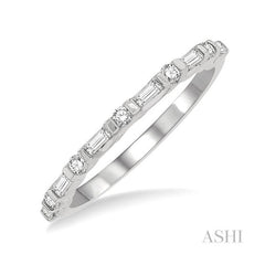 ASHI Stackable Baguette Diamond Fashion Band 319A4PPFHWG