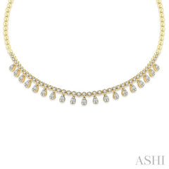 ASHI Diamond Choker Necklace 975Y2PPFGNKYG