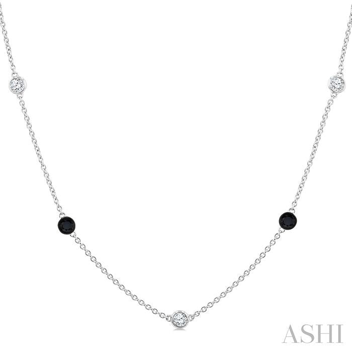 ASHI Diamond Station Necklace 976Y1PPFKNKWG