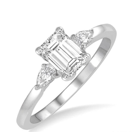 Parkplace Jewelers Emerald Shape Diamond Engagement Ring 255L2PPFHWG-LE-OC