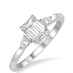 Parkplace Jewelers Emerald Shape Diamond Engagement Ring 255L2PPFHWG-LE-OC