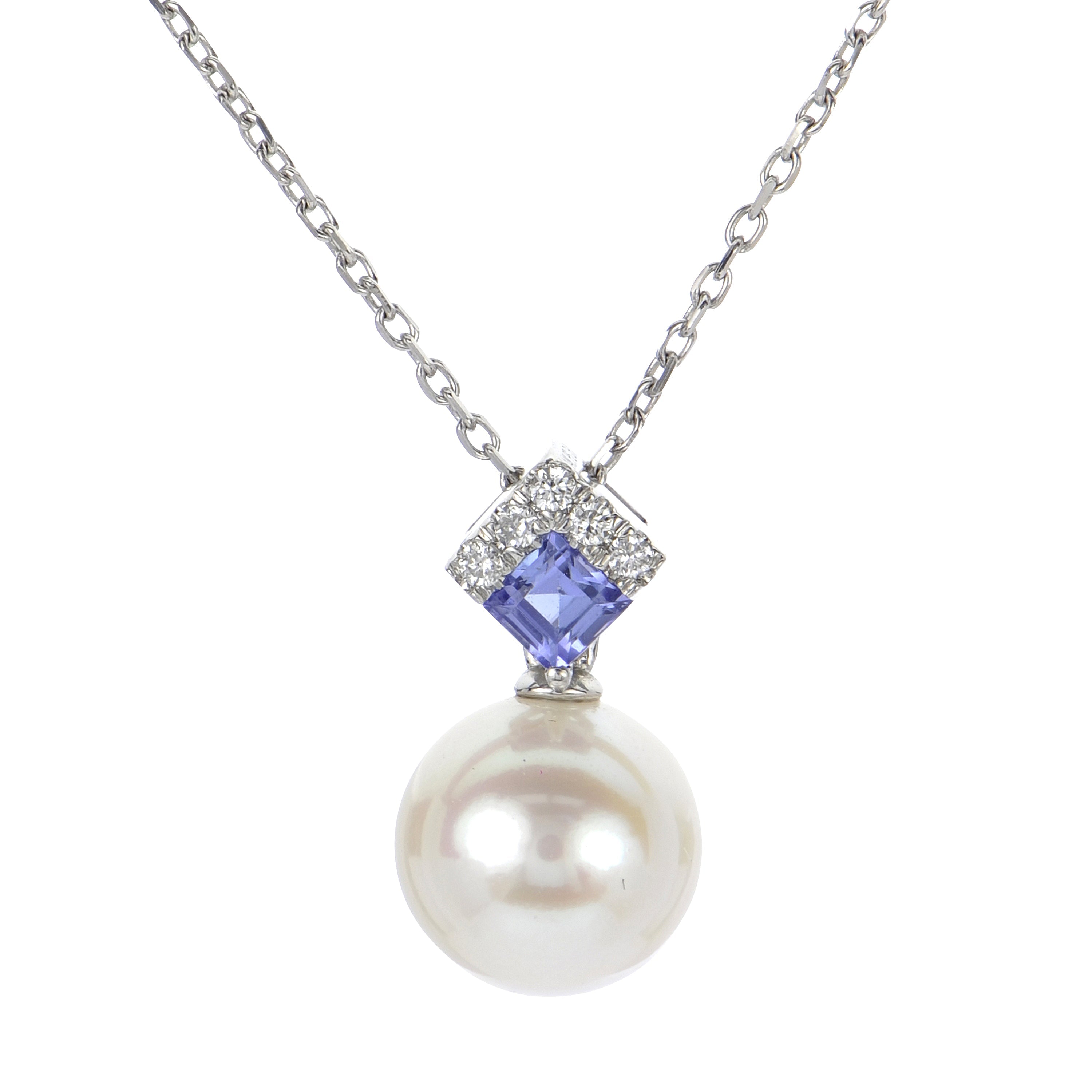 Parkplace Pearls 14KT White Gold Freshwater Pearl Pendant 982207/FWWH-AA18