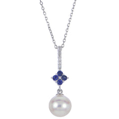 Parkplace Pearls 14KT White Gold Freshwater Pearl Pendant 982893/FWWH-AA18