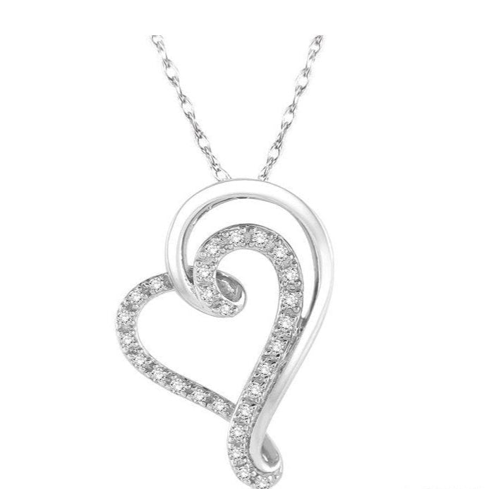Parkplace Jewelers Heart Shape Diamond Fashion Pendant 93888PPTSPDWG