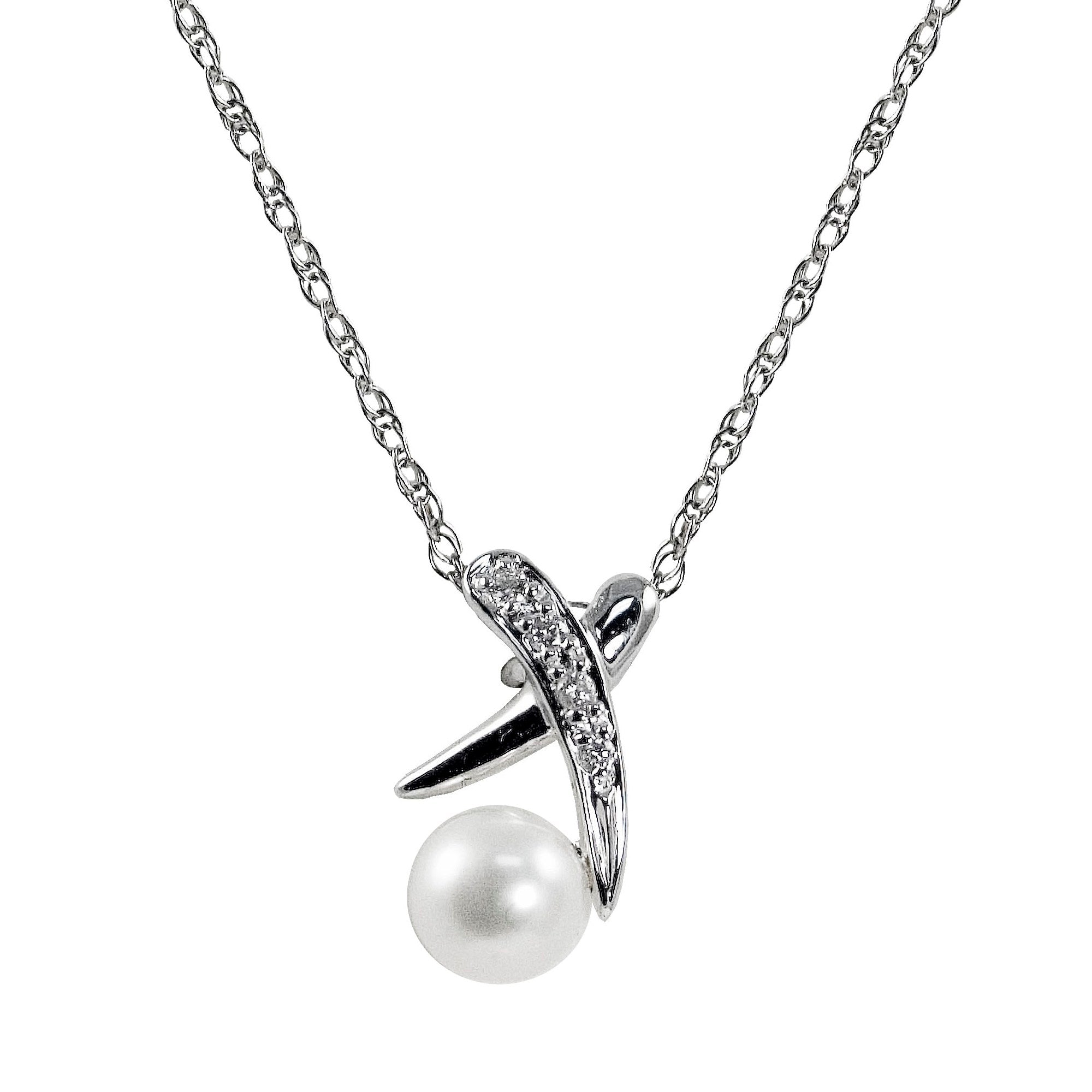 Parkplace Pearls 14KT White Gold Freshwater Pearl Pendant 984512/WH18R