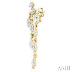 ASHI Marquise Shape Chandelier Diamond Earrings 984Y2PPFGERYG-MQ