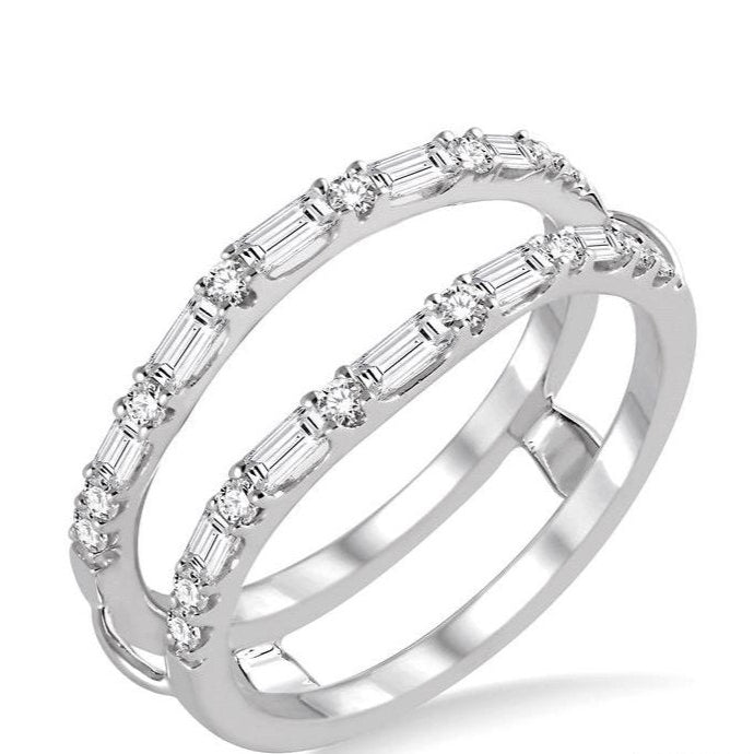 Parkplace Jewelers Baguette Diamond Insert Ring 29473PPFHWG