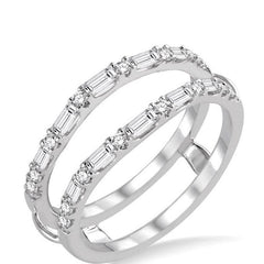 Parkplace Jewelers Baguette Diamond Insert Ring 29473PPFHWG