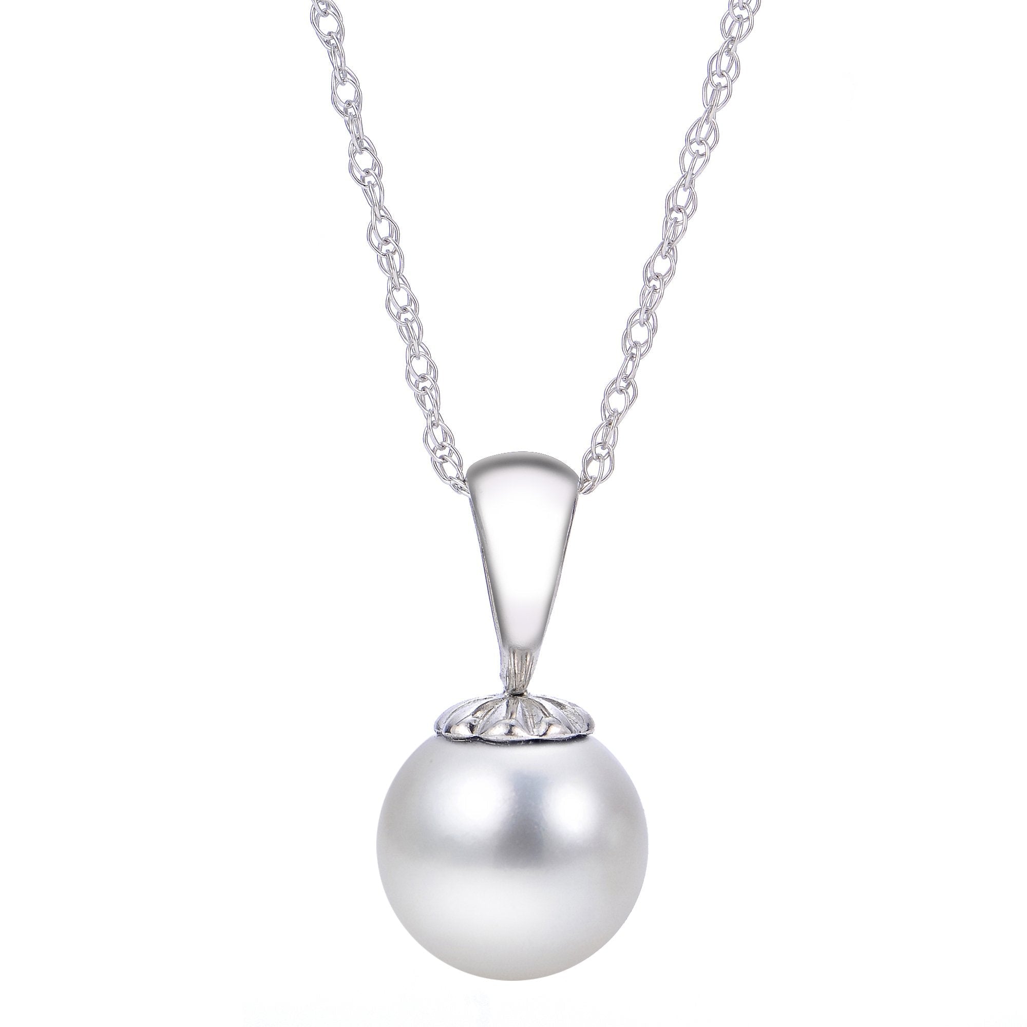 Parkplace Pearls 14KT White Gold Akoya Pearl Pendant 986102/WHA18R