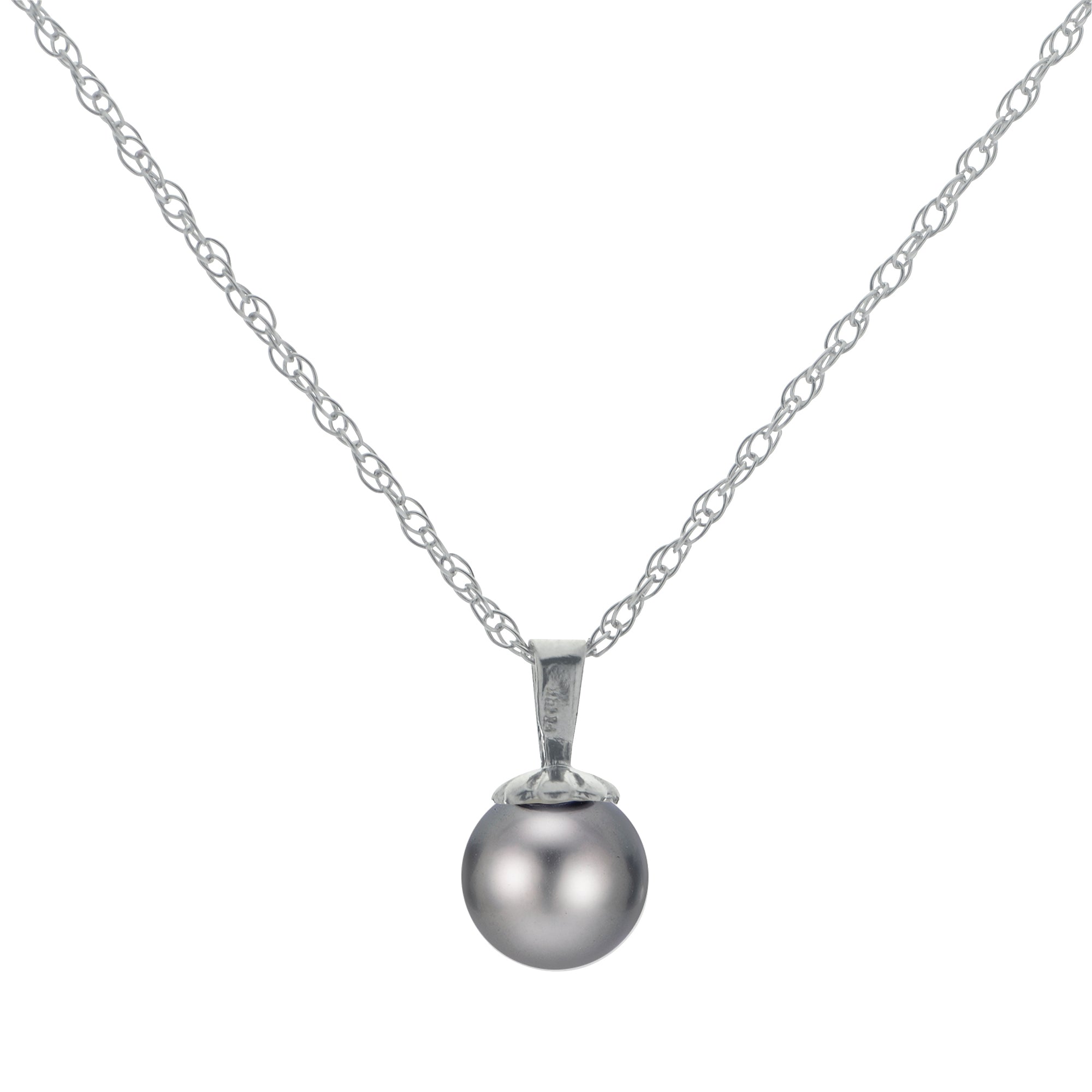 Parkplace Pearls 14KT White Gold Akoya Pearl Pendant 986121/BWH18R