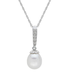 Parkplace Pearls 14KT White Gold Freshwater Pearl Pendant 986237/WH18R