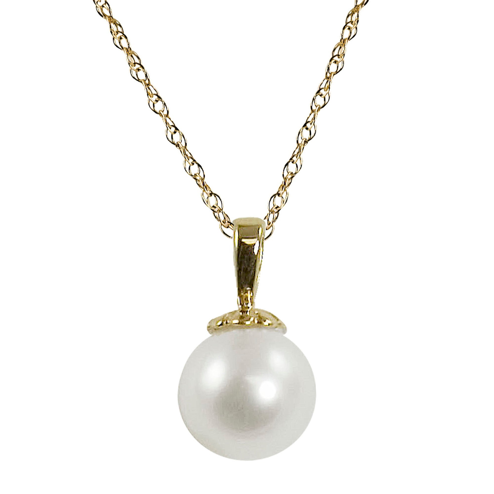Parkplace Pearls 14KT Yellow Gold Freshwater Pearl Pendant 986270/18