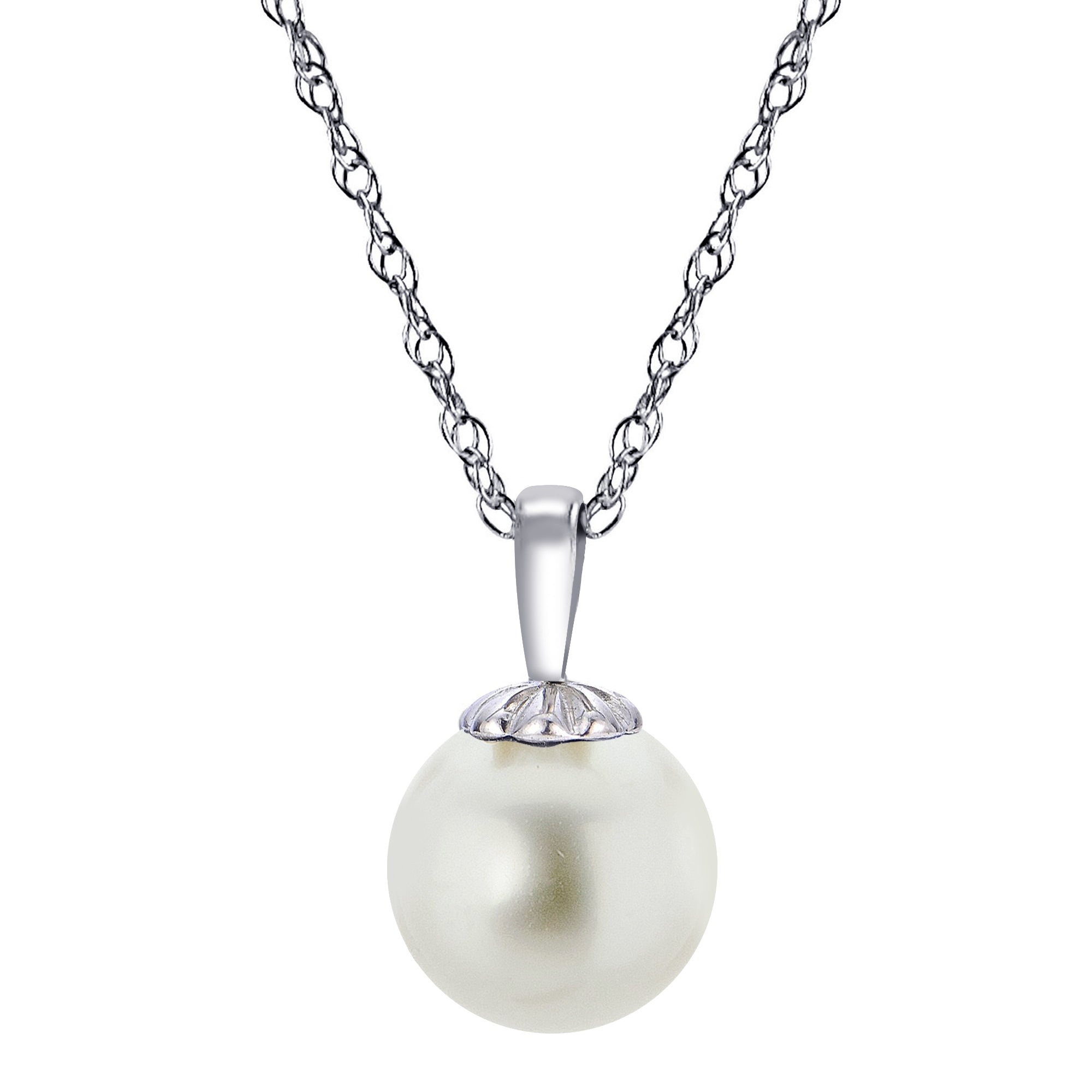 Parkplace Pearls 14KT White Gold Freshwater Pearl Pendant 986271/WH18