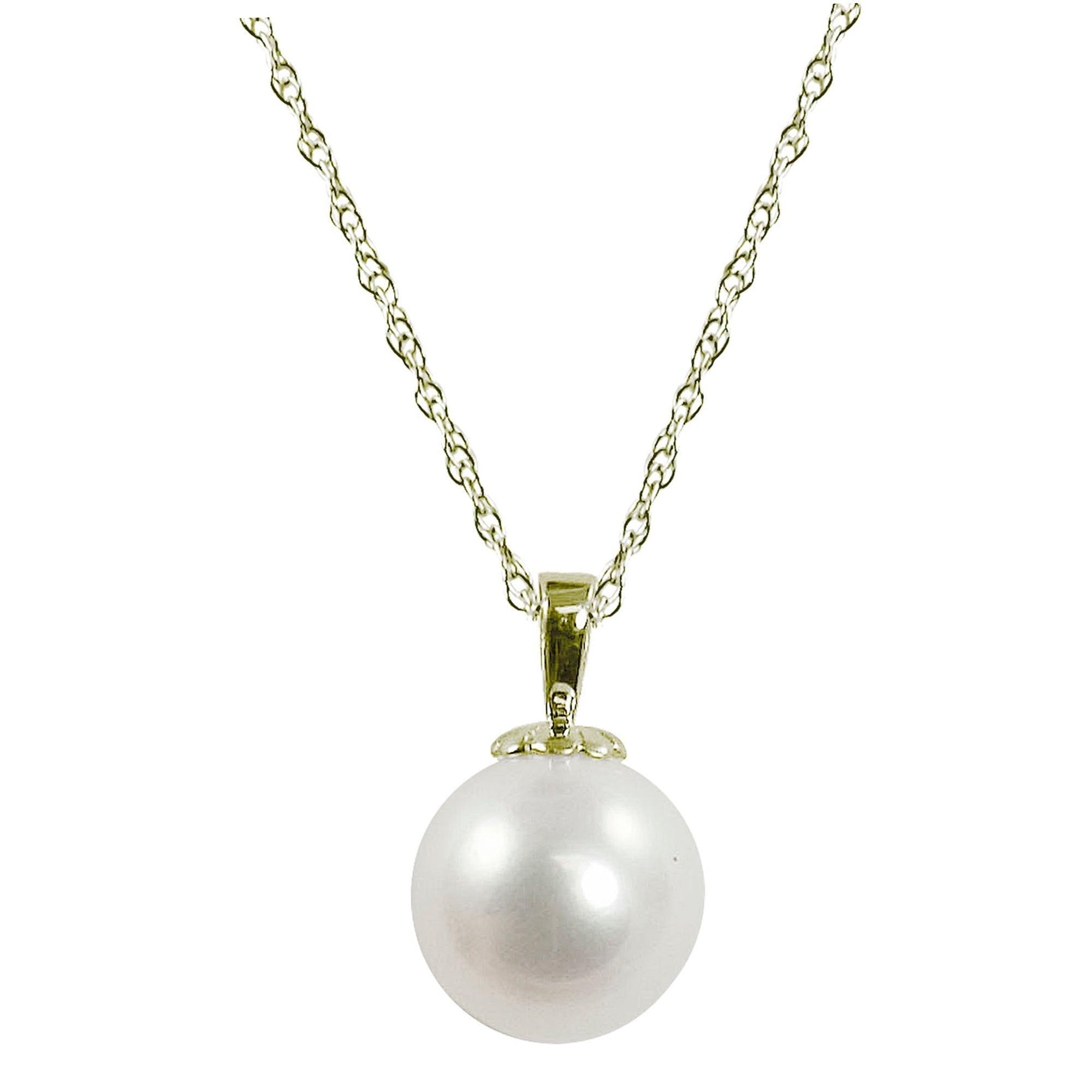 Parkplace Pearls 14KT Yellow Gold Freshwater Pearl Pendant 986272/18