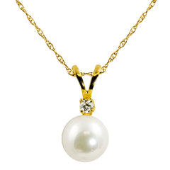 Parkplace Pearls 14KT Yellow Gold Akoya Pearl Pendant 986517/18RAA