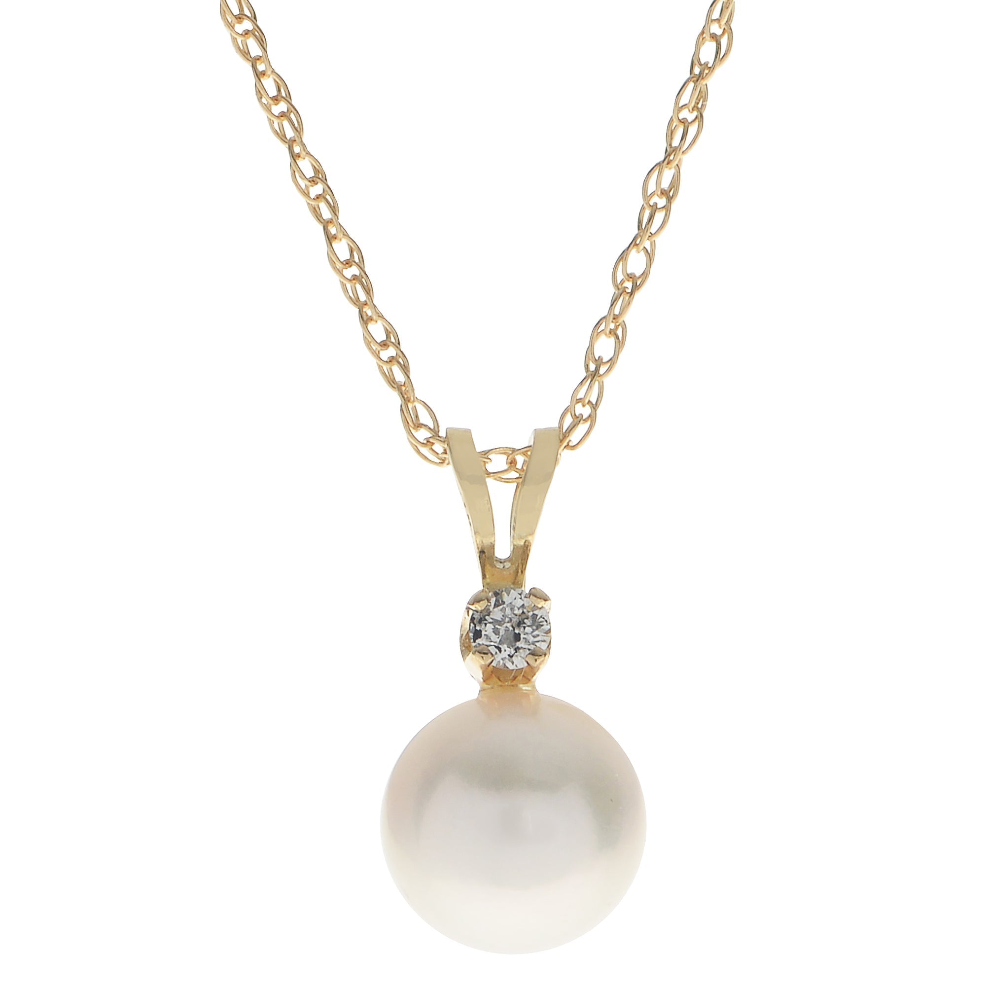 Parkplace Pearls 14KT Yellow Gold Akoya Pearl Pendant 986518/18R