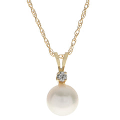 Parkplace Pearls 14KT Yellow Gold Akoya Pearl Pendant 986518/18R