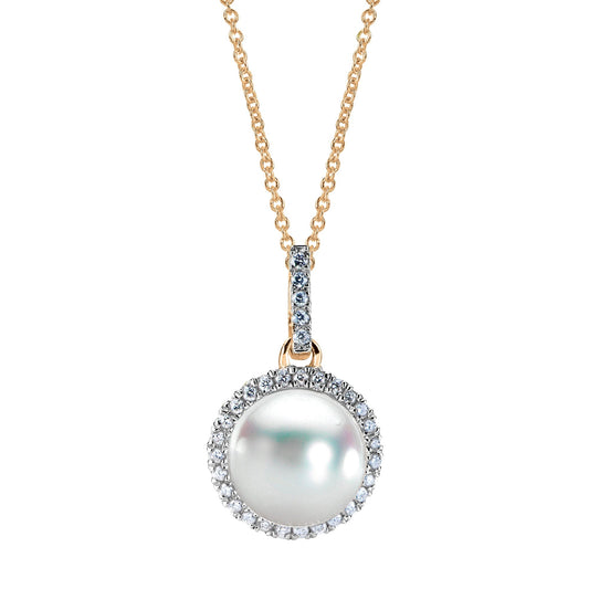 Parkplace Pearls 14KT White Gold Akoya Pearl Pendant 986830/WH-A18