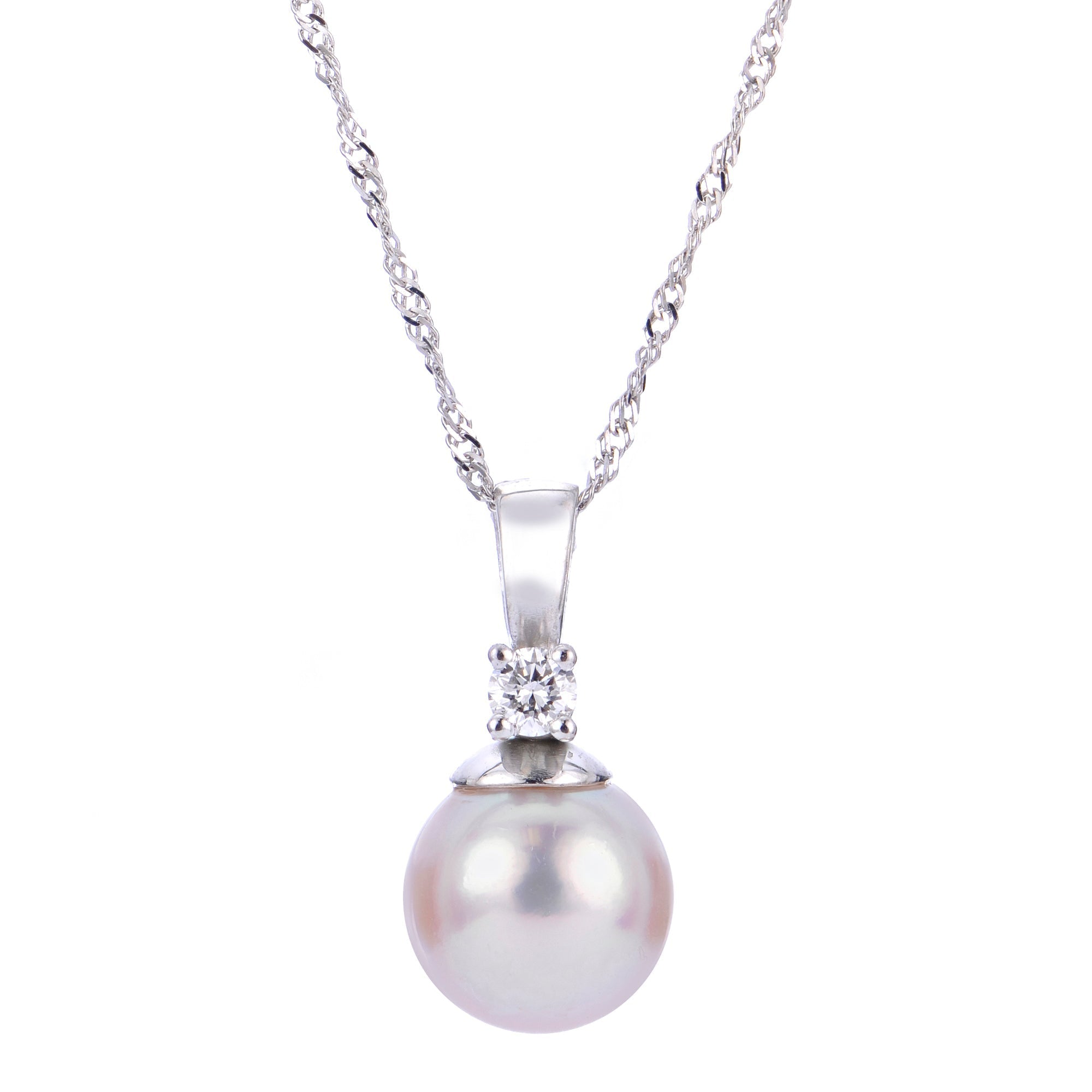 Parkplace Pearls 14KT White Gold Akoya Pearl Pendant 987110/AWH18