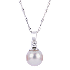 Parkplace Pearls 14KT White Gold Akoya Pearl Pendant 987110/AWH18