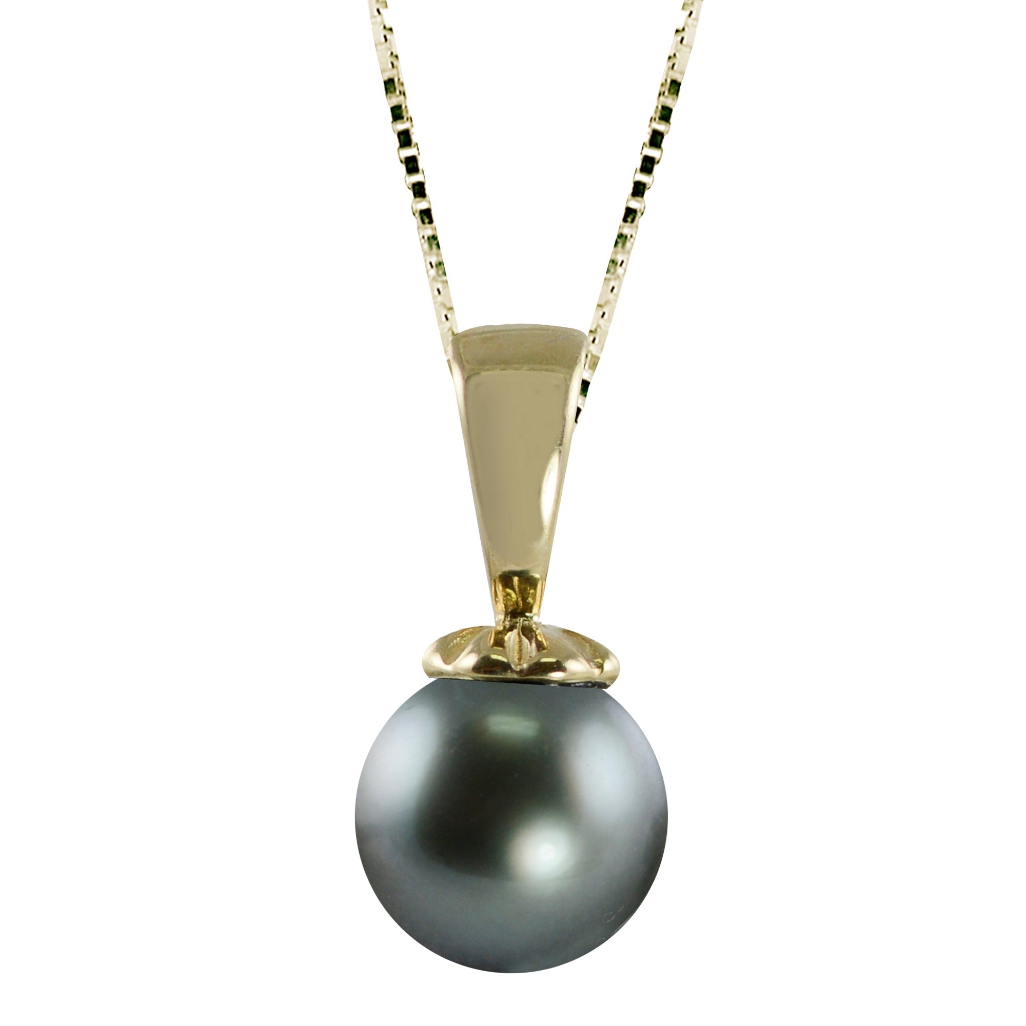 Parkplace Pearls 14KT White Gold Tahitian Pearl Pendant 987500/BWH18R-1