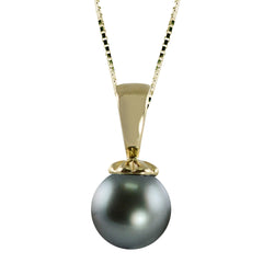 Parkplace Pearls 14KT White Gold Tahitian Pearl Pendant 987500/BWH18R-1