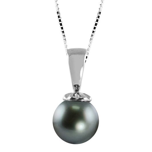 Parkplace Pearls 14KT White Gold Tahitian Pearl Pendant 987500/BWH18W-1