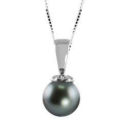 Parkplace Pearls 14KT White Gold Tahitian Pearl Pendant 987500/BWH18W-1