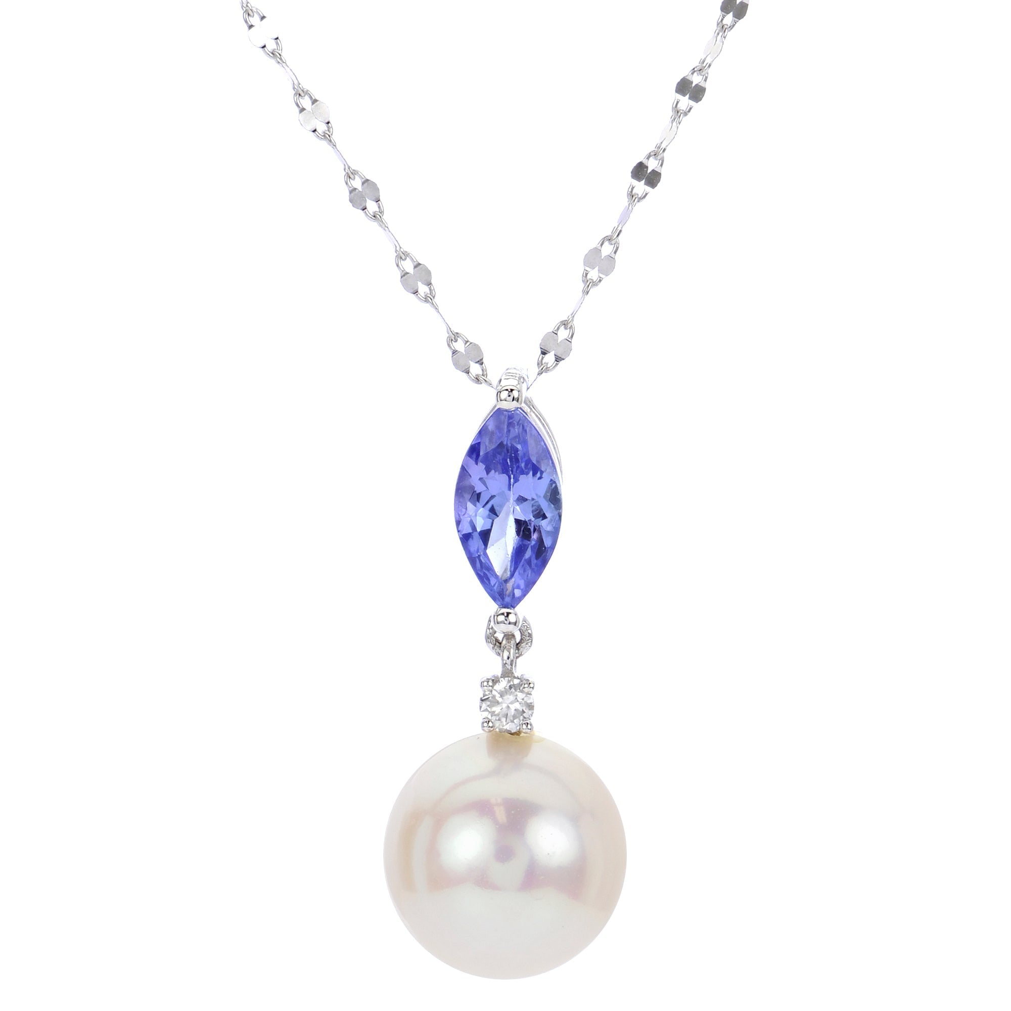 Parkplace Pearls 14KT White Gold Freshwater Pearl Pendant 987716/FWWH18