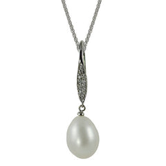 Parkplace Pearls 14KT White Gold Freshwater Pearl Pendant 987720/FW18