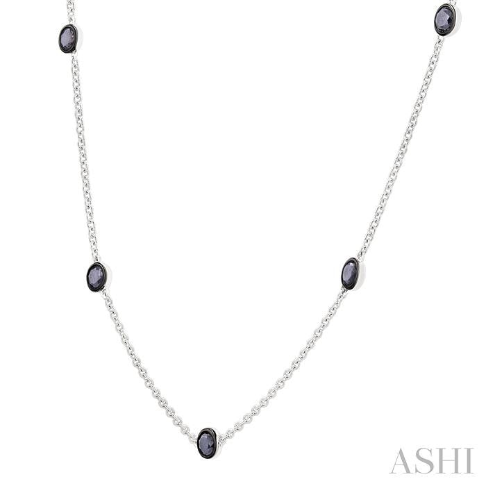 ASHI Diamond Station Necklace 987S1PPFKNKWG