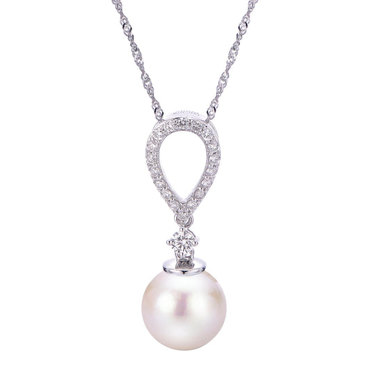Parkplace Pearls 14KT White Gold Akoya Pearl Pendant 988720/AAWH18