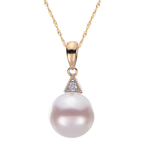 Parkplace Pearls 14KT Yellow Gold Akoya Pearl Pendant 988887/A18