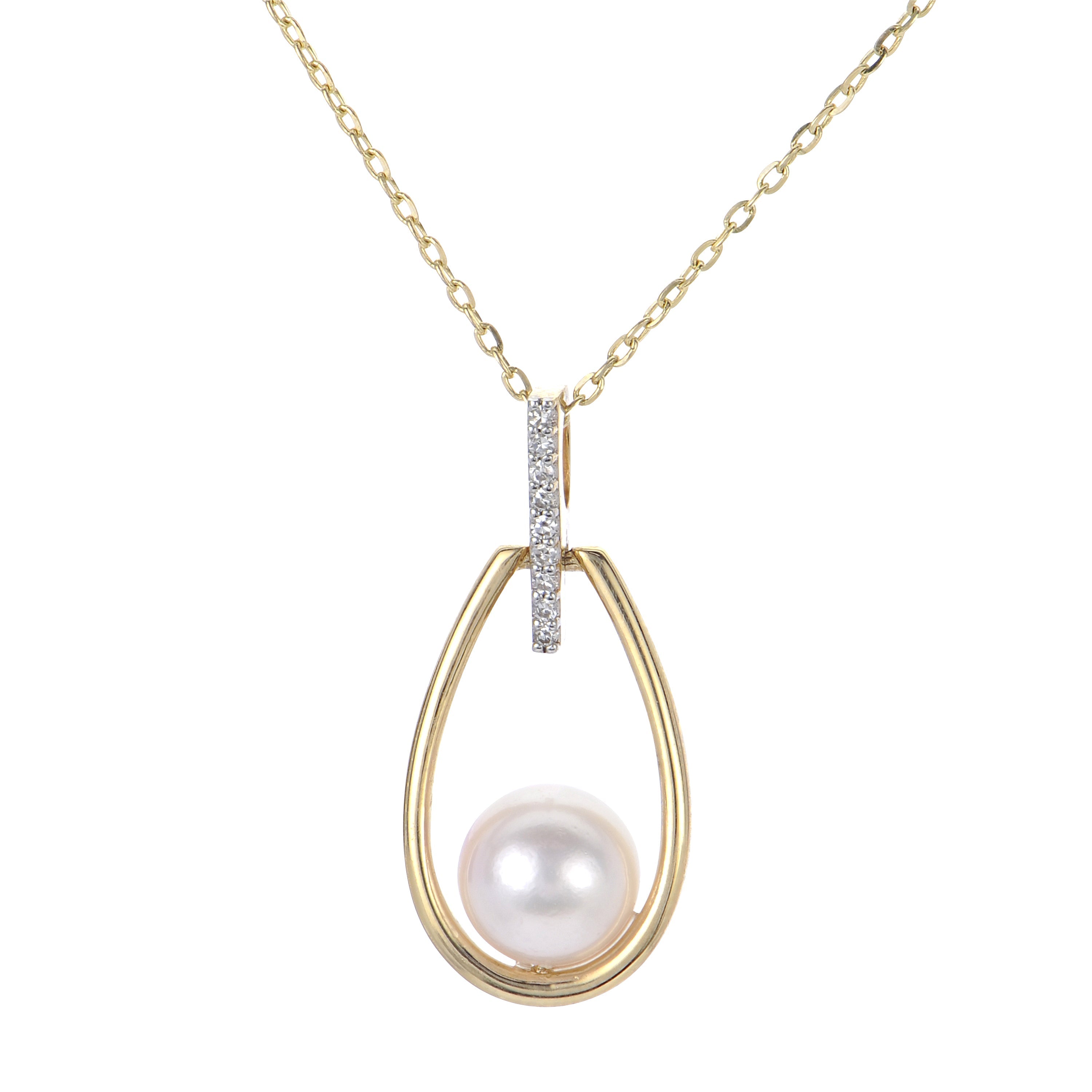 Parkplace Pearls 14KT Yellow Gold Akoya Pearl Pendant 989259/A18