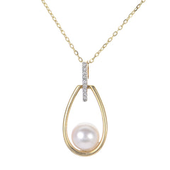 Parkplace Pearls 14KT Yellow Gold Akoya Pearl Pendant 989259/A18